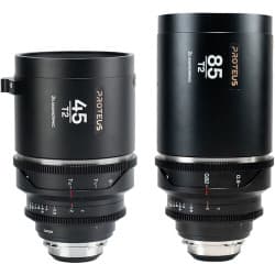 Laowa - Proteus 2X Anamorphic 2-Lens Bundle Set B (45mm, 85mm) - Silver (Feet) Arri PL (Default) + EF