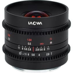 Laowa - Lente Venus Optics 9mm T2.9 Zero-D Cine (MFT, Pés)