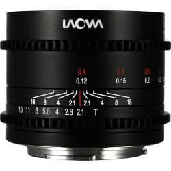Laowa - Lente Venus Optics Zero-D Cine 10mm T2.1 (MFT, Pés/Metros)