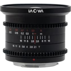 Laowa - Lente Venus Optics Zero-D Cine 6mm T2.1 (MFT, Pés/Metros)