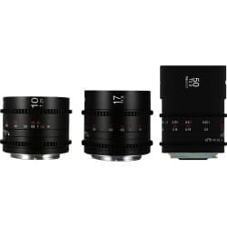 Laowa - Kit de lente grande angular + macro Venus Optics MFT Cine Prime de 3 lentes