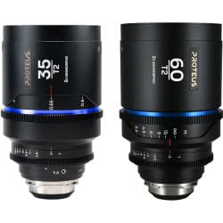 Laowa - Proteus 2X Anamorphic 2-Lens Bundle Set A (35mm, 60mm) - Blue (Meters) Arri PL (Default) + EF