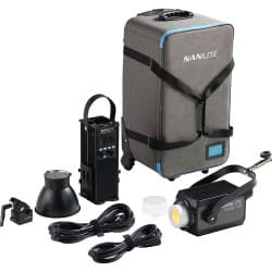 Nanlite - Luz de LED Forza 720 Daylight Monolight com estojo de rolamento