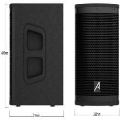 Audibax - DSP12s Subwoofer (Black)