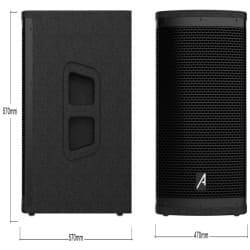 Audibax - DSP15s Subwoofer (Black)