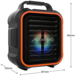 Audibax - Denver 6 Alto-falantes (Black)