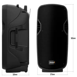 Audibax - Denver 12 Alto-falantes (Black)