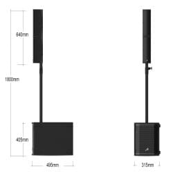Audibax - Detroit 1000 DSP (Black)