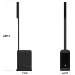 Audibax Detroit 400 BT Alto-falante (Black)
