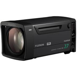 Fujinon -  UA27x6.5BESM-E45 4K Premier Series Studio Box Lens com extensor 2x
