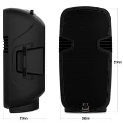 Audibax - Arkansas 12P Alto-falantes (Black)