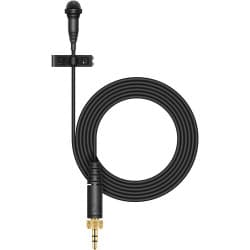 Sennheiser ME 2 - Microfone de lapela omnidirecional com conector de 3,5 mm com trava (Black)