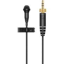 Sennheiser ME 2 - Microfone de lapela omnidirecional com conector de 3,5 mm com trava (Black)