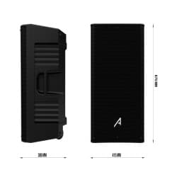 Audibax - Freeport 215P Alto-falantes (Black)