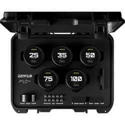 DZOFilm - Kit de lentes Arles FF/VV Prime Cine 25/ 35/50/75/100mm (PL Mount)