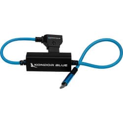 Kondor Blue - D-Tap para cabo de alimentação USB-C para câmeras Mirrorless (41cm, Blue)