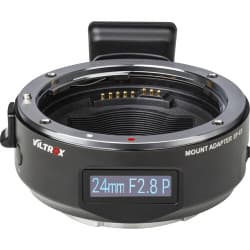 Viltrox Mark V EF-E5 - Adaptador de lente Canon EF para Sony E-Mount com tela OLED