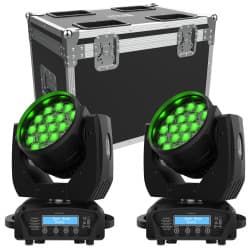 Audibax - Iowa Pix 300 e Flightcase duplo