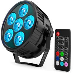 Audibax - Montana 36 Mini Holofote RGBW (Black)