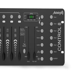 Audibax - Controlador de mesa DMX Control 8 (Black)
