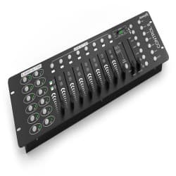 Audibax - Controlador de mesa DMX Control 8 (Black)