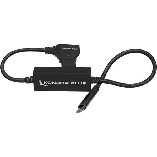 Kondor Blue - D-Tap para cabo de alimentação USB-C para câmeras Mirrorless (41cm, Raven Black) - imagem 2