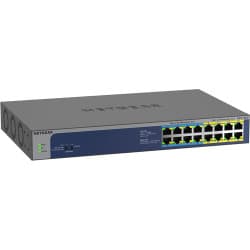 Netgear -  Switch não gerenciado compatível com Gigabit PoE++ de 16 portas