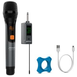 Audibax - Microfone de mão sem fio Missouri  UHF (Black)