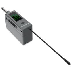 Audibax - Beltpack com microfone de cabeça e microfone de lapela Missouri UHF (Black)