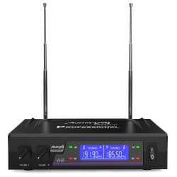 Audibax - Sistema de microfone sem fio VHF duplo Missouri 2000 B (Black)