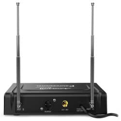 Audibax - Sistema de microfone sem fio VHF duplo Missouri 3000 (Black)