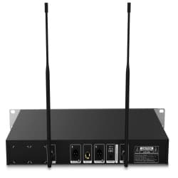 Audibax - Microfone de rack duplo sem fio UHF de mão Missouri Rack A