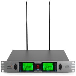 Audibax - Microfone de rack duplo sem fio UHF de mão Missouri Rack B