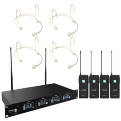 Audibax - AWM 403 TD Fone de ouvido para microfones sem fio