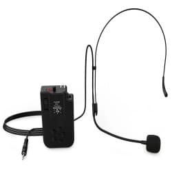 Audibax - Microfone headset sem fio 191.50 (Black)