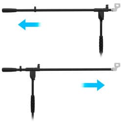 Audibax - Suporte de microfone de metal Ayra 5L (Black)