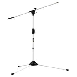 Audibax - Ayra 10 Suporte para microfone de chão ajustável (White)