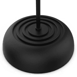 Audibax - Suporte de microfone reto ajustável Base 5
