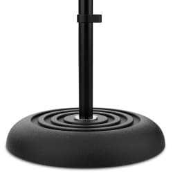 Audibax - Suporte de microfone tipo boom metálico Base 10E