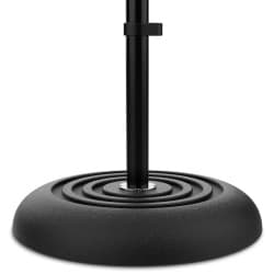 Audibax - Base 10 Suporte de microfone metálico (Black)