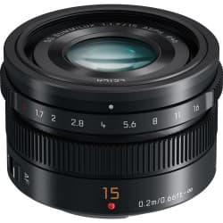 Panasonic - Lente Leica DG Summilux 15mm f/1.7 ASPH