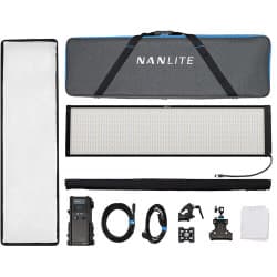 Nanlite - Painel LED PavoSlim 240CL RGB com Softbox Pop-Up