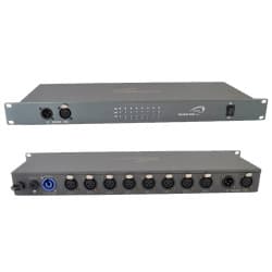 Triton Blue - Amplificador e divisor RDM DMX 1 entrada com 8 saídas