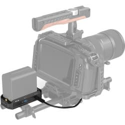 SmallRig - L-Series/NP-F Placa adaptadora de bateria com kit de bateria fictícia LP-E6NH (edição avançada)