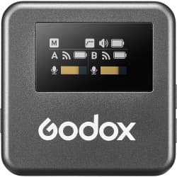 Godox - Magic XT1-CL Sistema de microfone sem fio para 2 pessoas com adaptadores USB-C e Lightning (2,4 GHz)