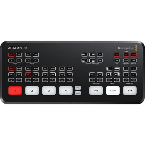 Image ProductBlackMagic Design - ATEM Mini Pro Switcher para 4 Câmeras HDMI