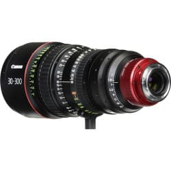 Canon - Lente de zoom de cinema CN-E 30-300 mm T2.95-3.7 LS (EF Mount)
