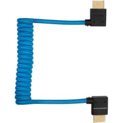 Kondor Blue - Cabo FULL-HDMI de ângulo reto para monitores (Blue 30 a 60cm)