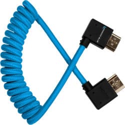 Kondor Blue - Cabo FULL-HDMI de ângulo reto para monitores (Blue 30 a 60cm)