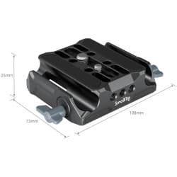 SmallRig - Baseplate universal com braçadeira de haste LWS de 15 mm